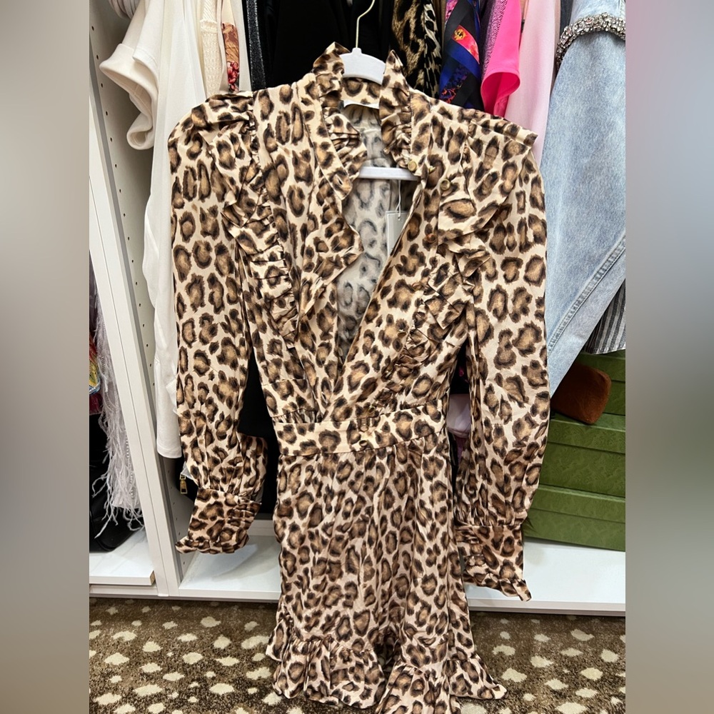 Brand new Zimmerman cheetah print dress